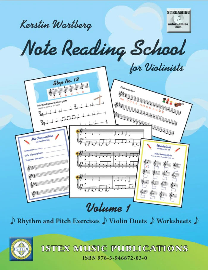 Note Reading School for Violinists, Volume 1 by Kerstin Wartberg from Istex Music