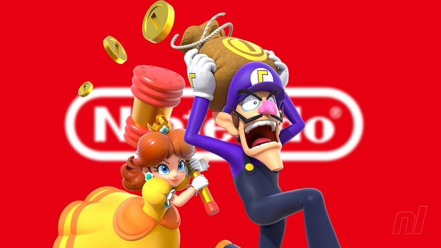 Mario Party Jamboree Daisy / Waluigi, Nintendo Logo