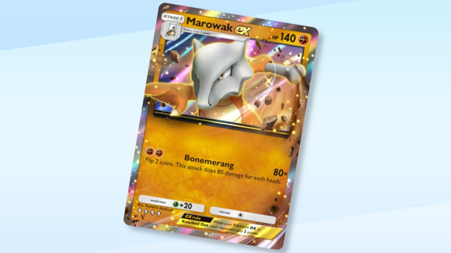 Marowak EX Card