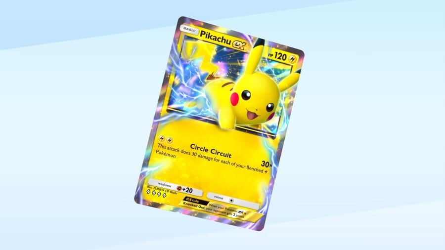 Pikachu EX Card