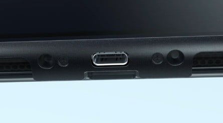 Switch 2 bottom USB-C